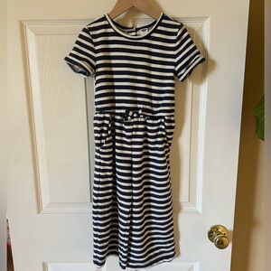 Striped Jumpsuit, navy and white, girls 4t Old Navy